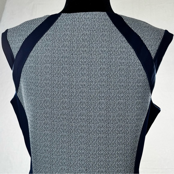Enfocus Studio Navy Blue Color Block Dress Women's Size 14 RN 74299 Officewear - Picture 7 of 16